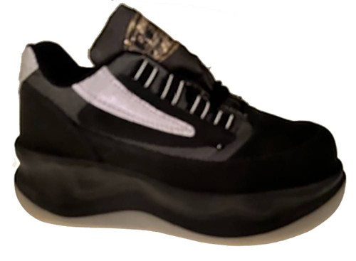 Rebels Mission Girls Category: Fashion Sneakers Color: Black - Silver ItemNumber: GMISSION