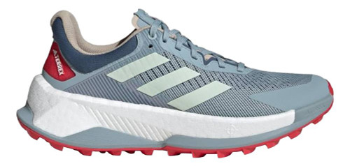 Adidas TERREX SOULSTRIDE ULTRA Mens Category: Outdoor Color: Magic Grey  -  Linen Green  -  Pure Ruby ItemNumber: MIH3794