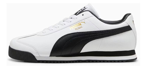 Puma Roma 24 Standard Mens Category: Fashion Sneakers Color: Puma White - Puma Black ItemNumber: M396868-01