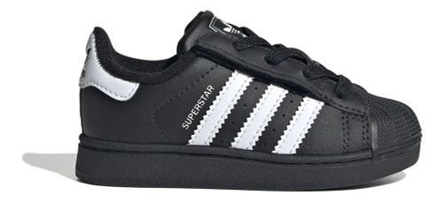 Adidas SUPERSTAR II CF EL I Toddler Boys Category: Fashion Sneakers Color: Cblack - Ftwwht - Cblack ItemNumber: TJH9985