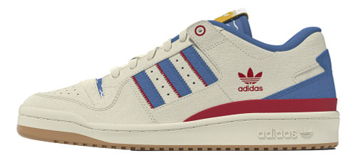 Adidas FORUM LO CL Mens Category: Basketball Color: Crewht - Focblu - Betsca ItemNumber: MJR6383