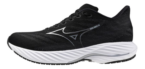 Mizuno WAVE RIDER 28 Mens Category: Running Color: Black-Silver ItemNumber: M411456-9073