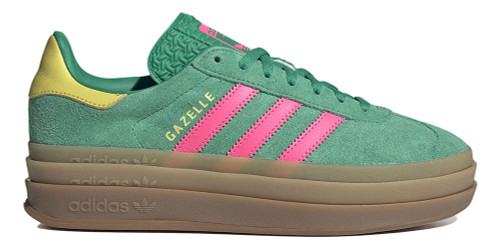 Adidas GAZELLE BOLD W Womens Category: Fashion Sneakers Color: Cougrn - Lucpnk - Pursul ItemNumber: WJH9668