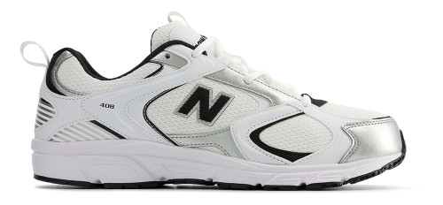 New Balance ML408 Mens Category: Running Color: White - Black - Silver ItemNumber: ML408WB