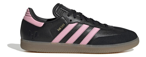 Adidas SAMBA MESSI Mens Category: Indoor Court Color: Cblack - Goldmt - Gum4 ItemNumber: MJP7845