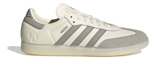 Adidas SAMBA MESSI Mens Category: Fashion Sneakers Color: Crewht - Lbrown - Goldmt ItemNumber: MJQ0266