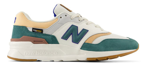 New Balance 997H Mens Category: Running Color: Sea Salt - New Spruce - Team Royal - Peach Blossom ItemNumber: MCM997HZT