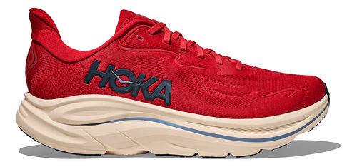 Hoka CLIFTON 10 Mens Category: Running Color: Vermillion - Varsity Navy ItemNumber: M1162030-VLLN