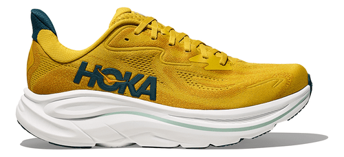 Hoka CLIFTON 10 Mens Category: Running Color: Yellow Gold - Tidal Wave ItemNumber: M1162030-YDT