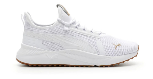 Puma Pacer Future Street Gum Mens Category: Running Color: White - White - Puma Gold ItemNumber: M394361-01