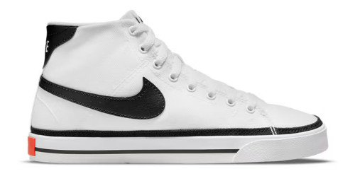 Nike Core Legacy Cnvs Mid Womens Category: Basketball Color: White - Black - Team Orange ItemNumber: WDD0161-100