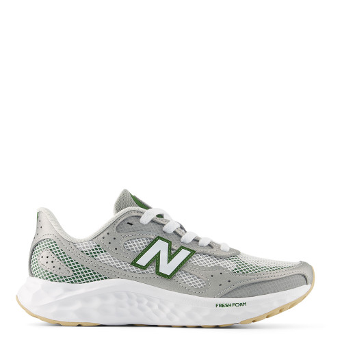 New Balance Fresh Foam Arishi v4 Womens [ Raincloud - Silver Metallic - Dark Alpine Green ] WARISTA4