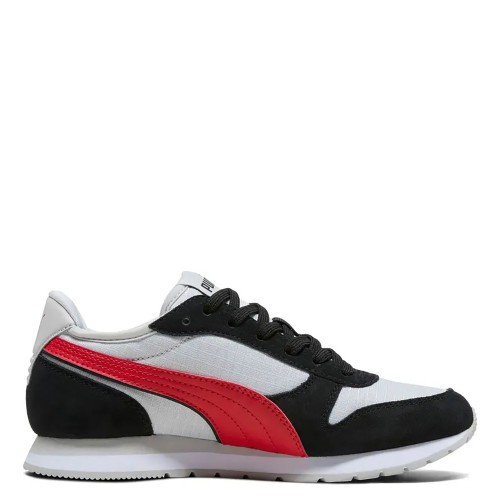 Puma ST Miler JR Boys [ Grey - White - Navy - Red ] B400803-04