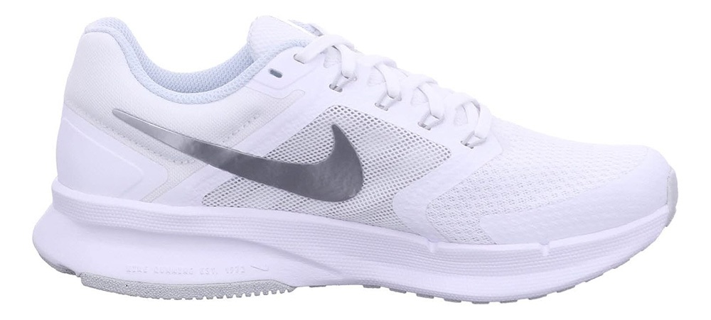 Nike RUN SWIFT 3 Womens Running Color: White - Metallic