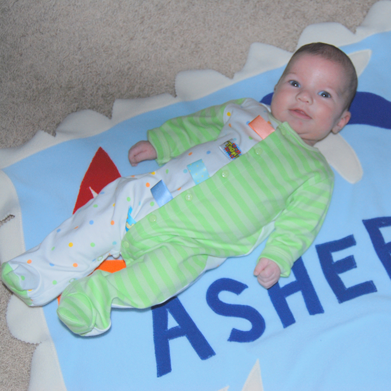 Handmade & Personalized GoGo Luxury Baby Stroller Blanket