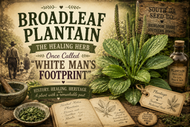 Broadleaf Plantain: The Healing Herb Once Called “White Man’s Footprint”