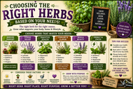 Choosing the Right Herbs based on your needs!