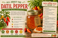 All about the Datil pepper and a Datil pepper jelly recipe.