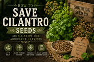 How to Save Cilantro Seeds