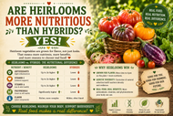 Are heirlooms more nutritious than hybrids? Yes!