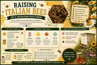 Raising Italian Honeybees on an Heirloom Seed Farm