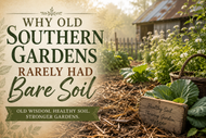 Why Old Southern Gardens Rarely Had Bare Soil