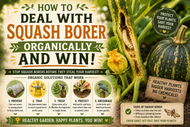 How to deal with squash borer organically and win!