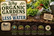 Why Organic Gardens Need Less Water