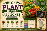 What to plant in May for all zones.