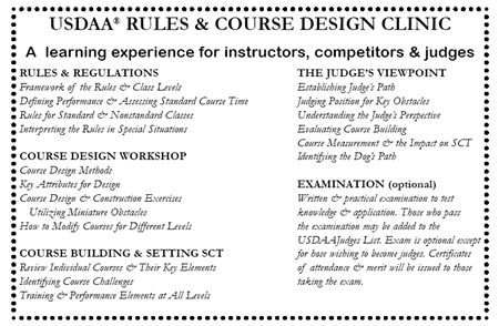 USDAA Judging Clinic and Examination