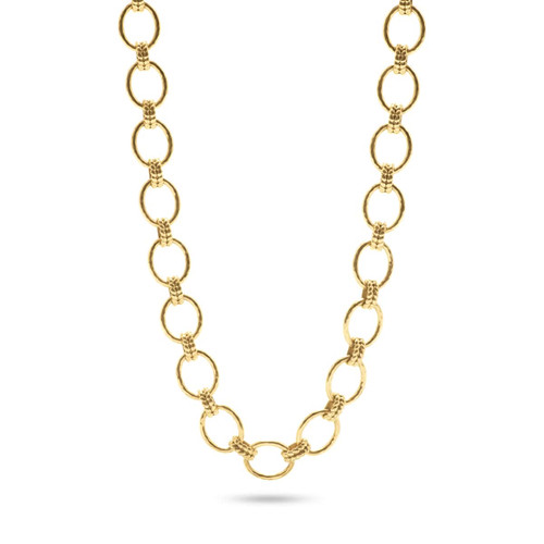 Cleopatra Grande Link Necklace - Gold