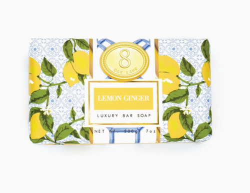 Lemon Ginger Wrapped Bar Soap