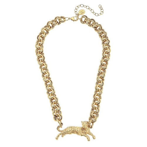 Gold Leopard Chain Necklace