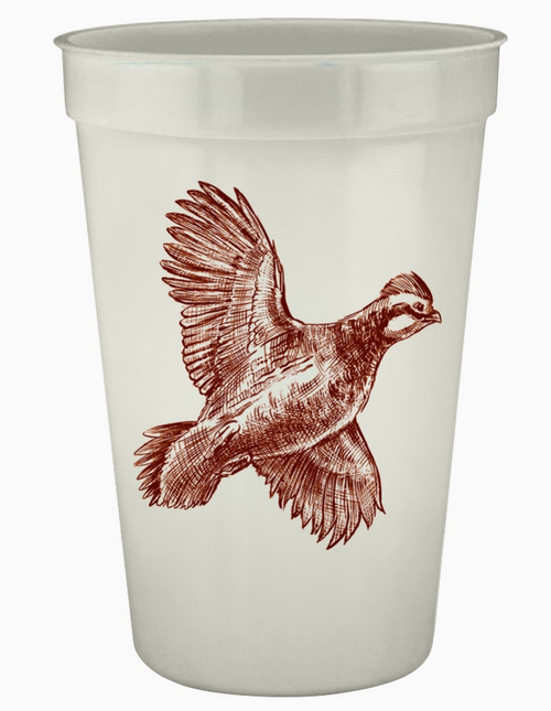 Quail Pearlized 16oz Cups