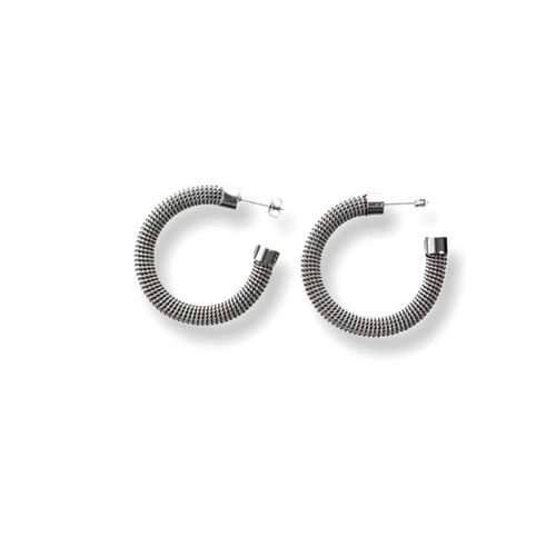 Luxe Hoops - Silver