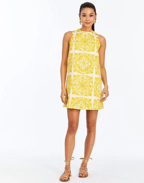 Fiona Reversible Shift Mini Dress- Yellow Fiona Reversible Shift Mini Dress- Yellow