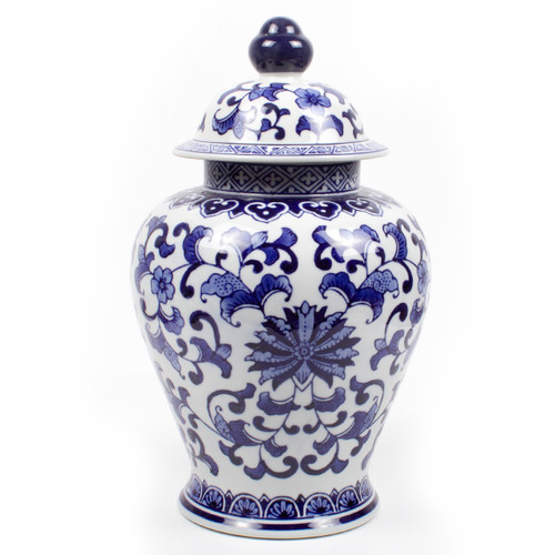 Blue Chinoiserie Ginger Jar - Extra Large