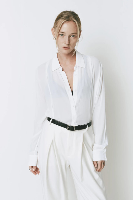 Metier Button Down Shirt - Off White