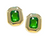 Green Jeweled Studs