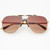 Logan Acetate Aviator Unisex Sunglasses - Tortoise / Brown