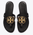 Miller Soft Metal Logo Sandal - Perfect Black & Gold