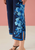 The Remy Pant- Navy Augusta Floral Jacquard