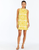 Fiona Reversible Shift Mini Dress- Yellow