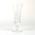 Clear Etched Champagne Glass