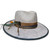 GUY / GREY WITH GREEN FEATHER FEDORA