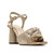 Alessia Gold Sandal Heels