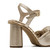 Alessia Gold Sandal Heels