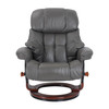 Leather Benchmaster Uptown Recliner with Swivel