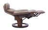 BenchMaster Emily Swivel Recliner Tuck Under Ottoman