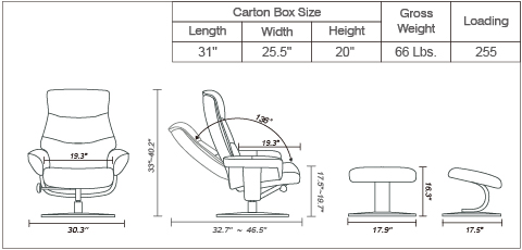 StarLine Genoa Dimensions